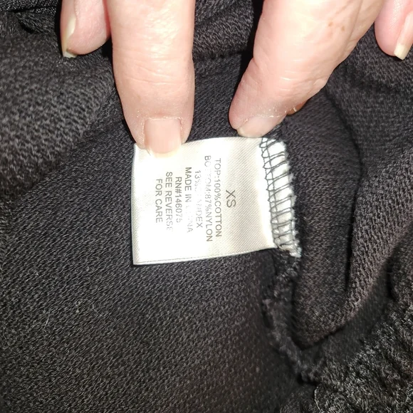 Intimately Free People Peek Aye Henley Black Bodysuit Size XS Textured Thong - Picture 8 of 11